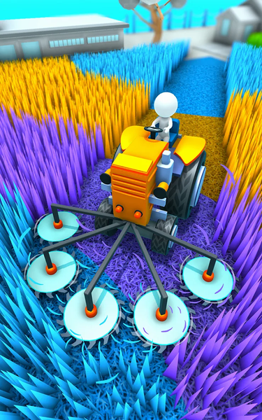 ASMR Grass Cutting - Gameplay image of android game