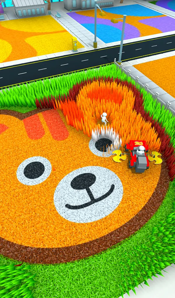 ASMR Grass Cutting - Gameplay image of android game