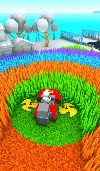 ASMR Grass Cutting - Gameplay image of android game