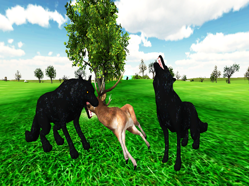 Black Wolf Revenge Simulator - Gameplay image of android game
