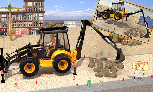 Highway Construction Games 3d - Gameplay image of android game