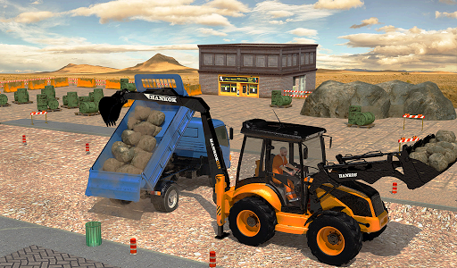 Highway Construction Games 3d - Gameplay image of android game