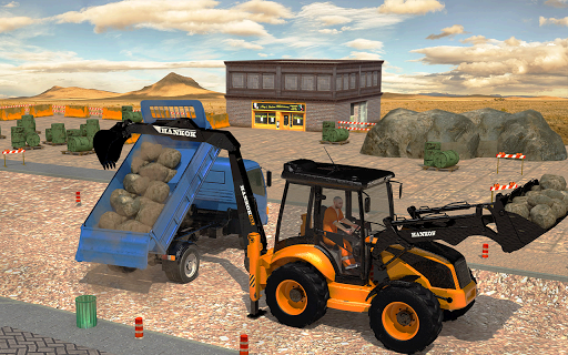 Highway Construction Games 3d - Gameplay image of android game