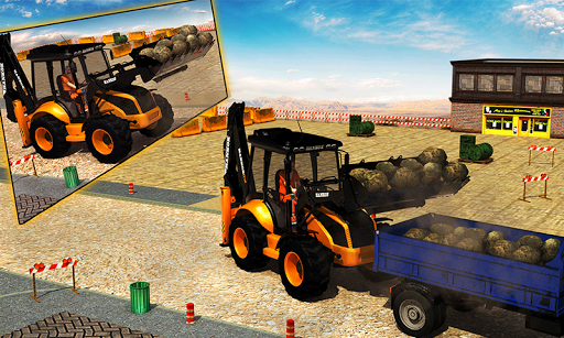 Highway Construction Games 3d - Gameplay image of android game