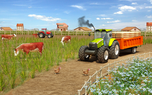 Farming Tractor Cargo Sim- Mountain Jeep Driver - عکس بازی موبایلی اندروید