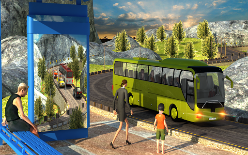 Offroad Bus - Coach Driving 3D - Gameplay image of android game
