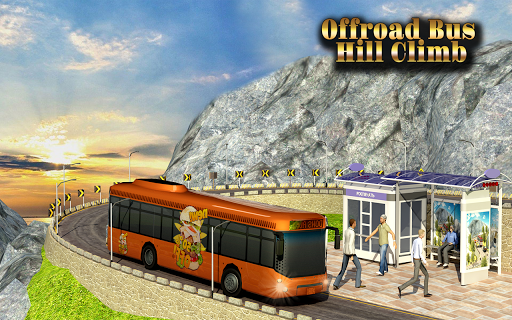 Offroad Bus - Coach Driving 3D - Gameplay image of android game