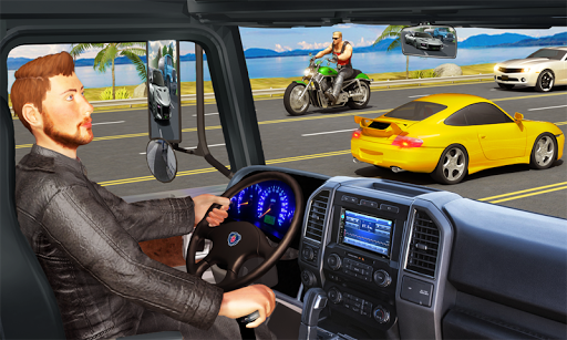 Traffic Highway Truck Racing - Truck Driving - عکس بازی موبایلی اندروید