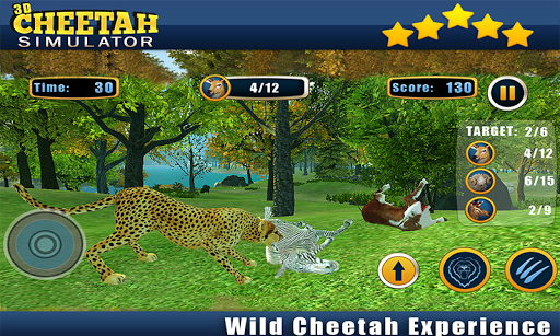 Angry Cheetah Wild Attack Sim - عکس بازی موبایلی اندروید