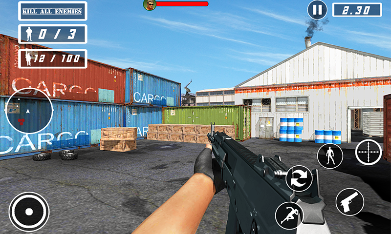 Sniper Counter Attack Game - S - Gameplay image of android game