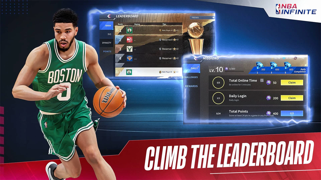 NBA Infinite - PvP Basketball - Gameplay image of android game