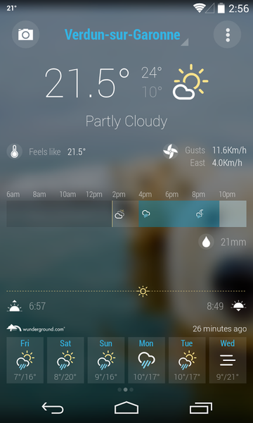 Bright Weather - Image screenshot of android app