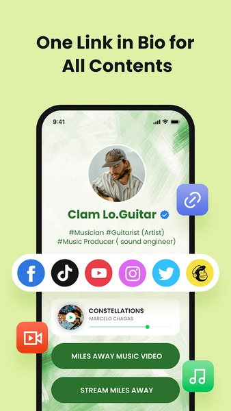 دانلود برنامه Linkr: Link in Bio for Creator اندروید | بازار
