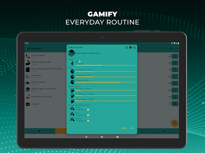 Do It Now: RPG To Do List - عکس برنامه موبایلی اندروید