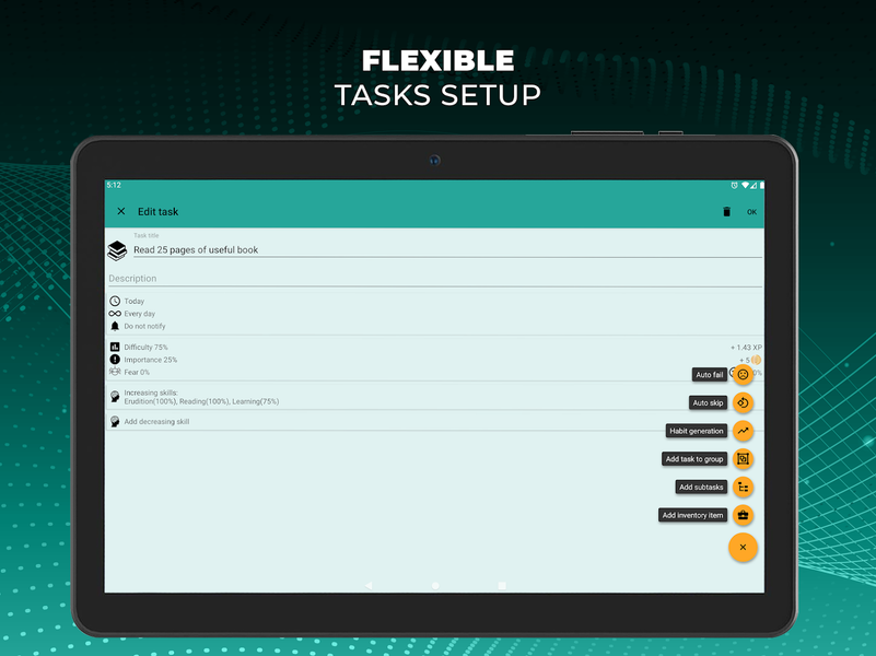 Do It Now: RPG To Do List - عکس برنامه موبایلی اندروید