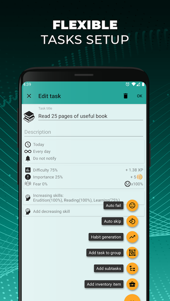 Do It Now: RPG To Do List - عکس برنامه موبایلی اندروید