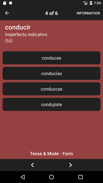 Spanish Verbs & Conjugation - Image screenshot of android app