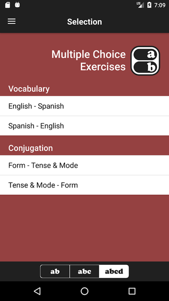 Spanish Verbs & Conjugation - Image screenshot of android app