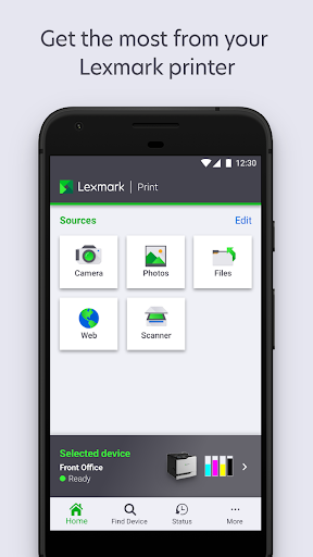 Lexmark Print - عکس برنامه موبایلی اندروید