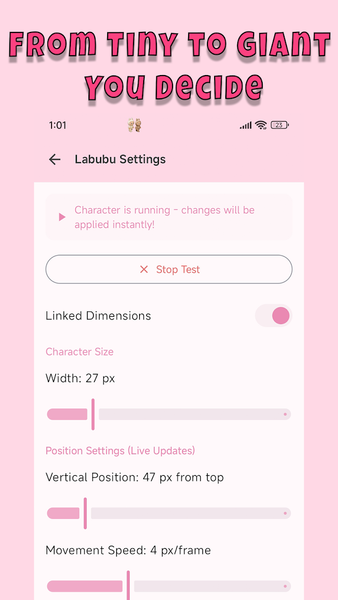 Yumo: Status Bar & Notch Pets - Image screenshot of android app