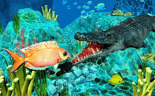 Hungry Crocodile Attack 3D: Crocodile Game 2019 - عکس بازی موبایلی اندروید