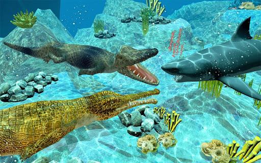Hungry Crocodile Attack 3D: Crocodile Game 2019 - Gameplay image of android game