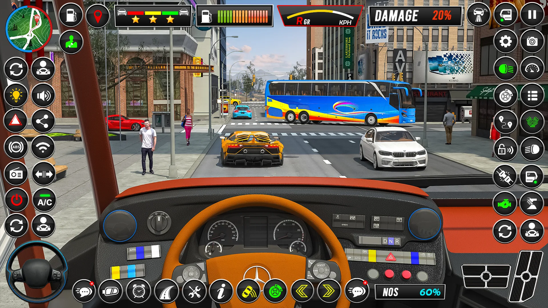 Bus Games ۳D City Bus Driving - عکس بازی موبایلی اندروید
