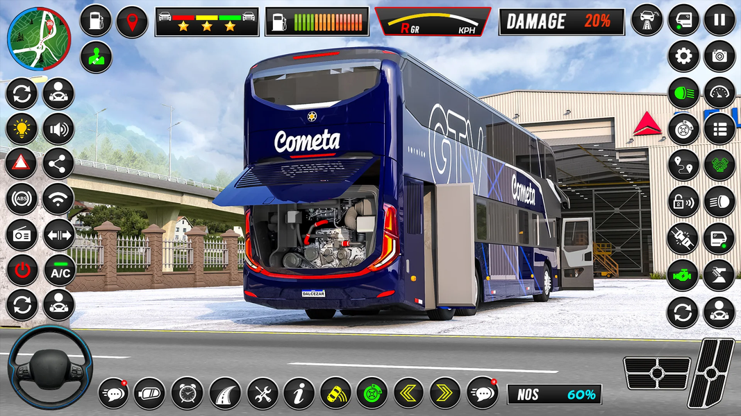 Bus Games 3D City Bus Driving - Gameplay image of android game