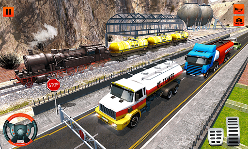Oil Tanker Truck Driving Sim - Image screenshot of android app