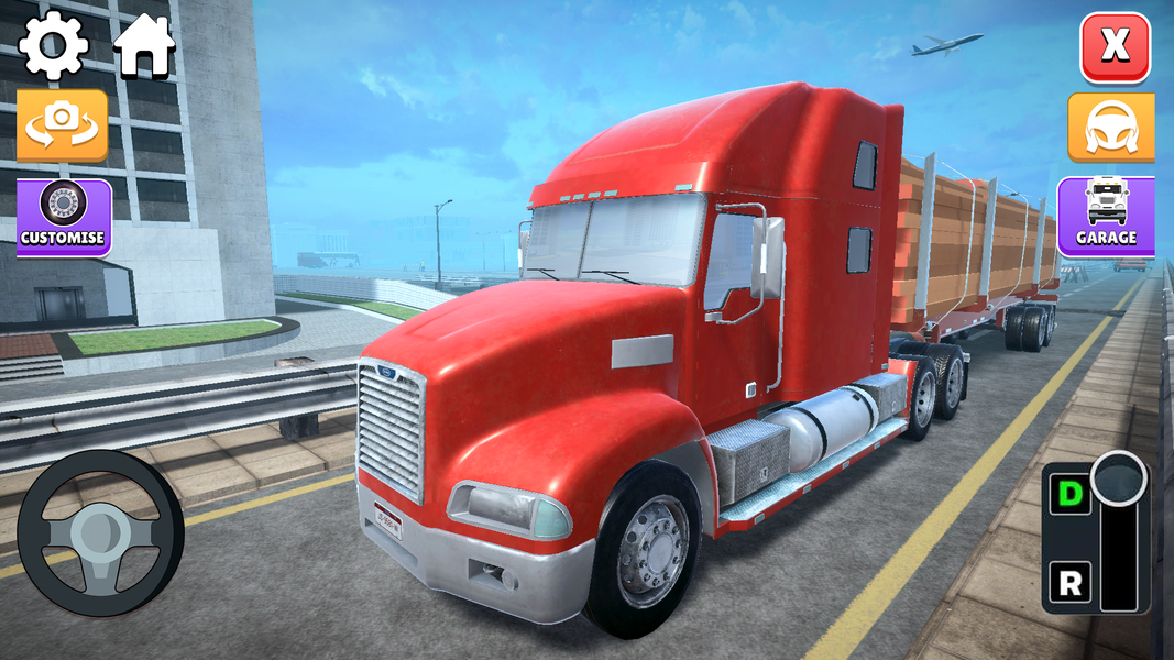 Truck Simulator: Shipping Game - Gameplay image of android game