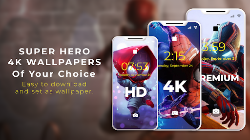 Spider 4K Hero Wallpapers Live - Image screenshot of android app