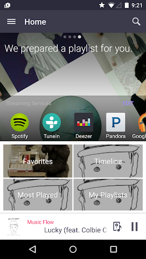 Music Flow Player - Image screenshot of android app