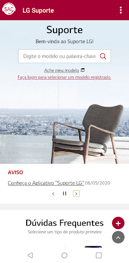 LG Suporte - Image screenshot of android app