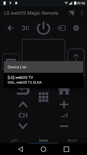 LG webOS Magic Remote - عکس برنامه موبایلی اندروید