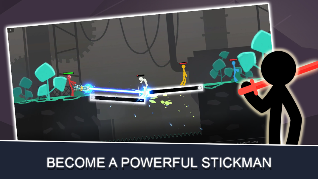 Stickfight Eternals - Gameplay image of android game