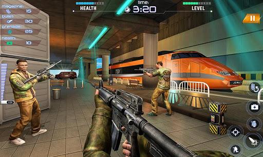 FPS Commando Train Gun Shooter - عکس برنامه موبایلی اندروید