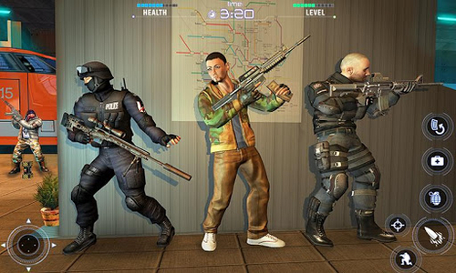 FPS Commando Train Gun Shooter - عکس برنامه موبایلی اندروید