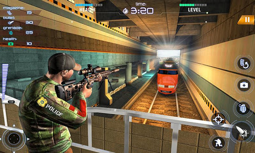 FPS Commando Train Gun Shooter - عکس برنامه موبایلی اندروید