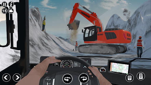 Real Construction Truck Games - Gameplay image of android game