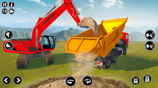 Real Construction Truck Games - Gameplay image of android game