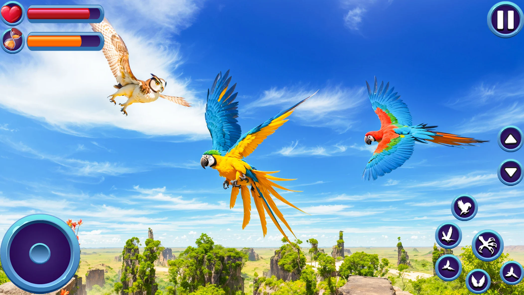My Parrot Life Simulator Game - Gameplay image of android game