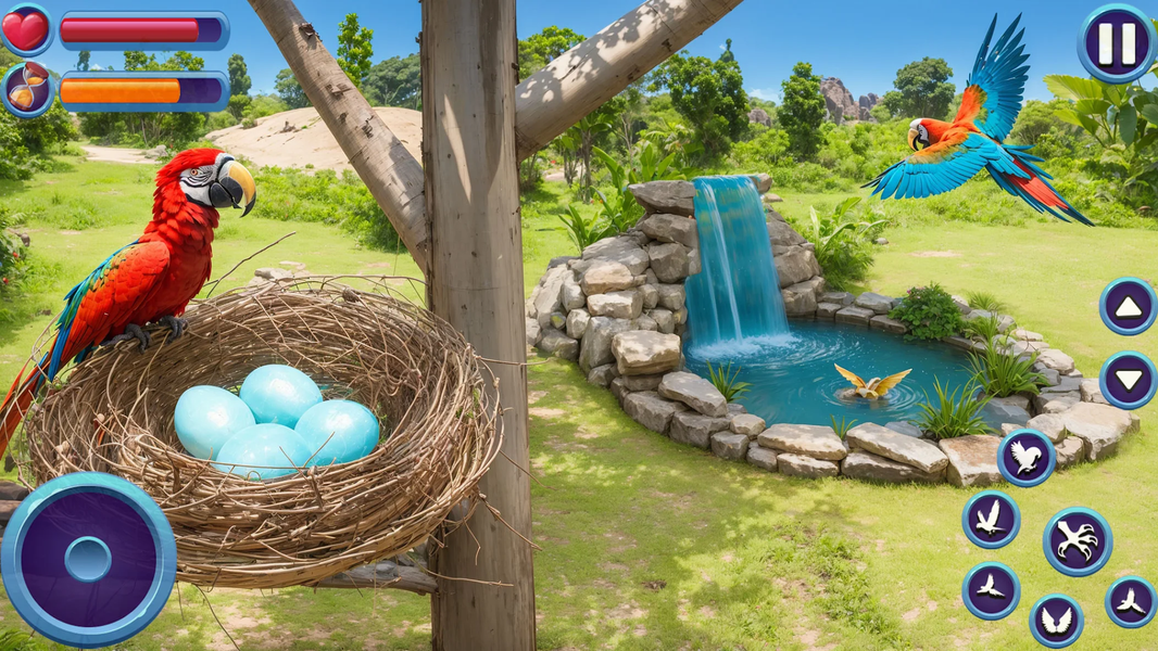 My Parrot Life Simulator Game - Gameplay image of android game