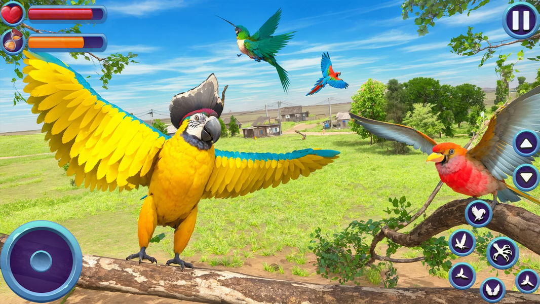 My Parrot Life Simulator Game - Gameplay image of android game