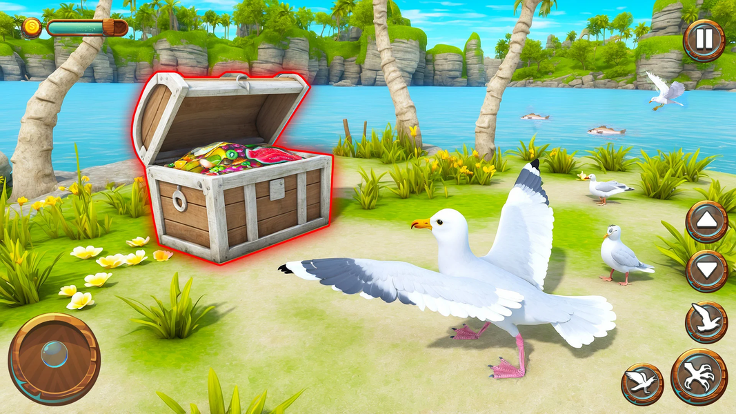 Seagull Bird Life Simulator - عکس بازی موبایلی اندروید