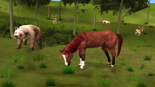 Wild Horse Family Riding Game - Image screenshot of android app