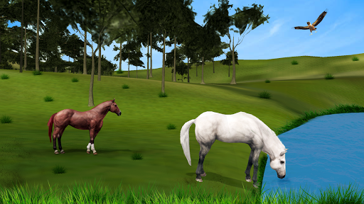 Wild Horse Family Riding Game - عکس برنامه موبایلی اندروید