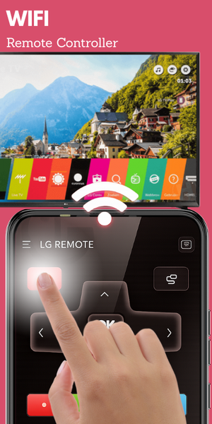 LG TV Remote Control - Image screenshot of android app