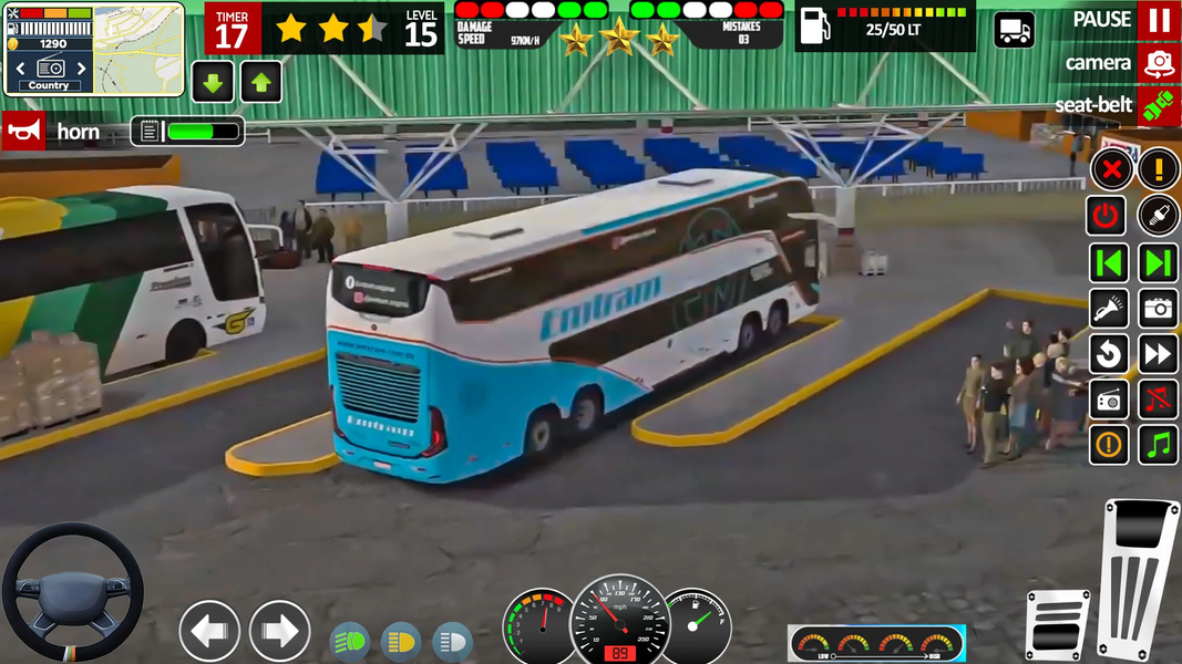 City Bus Games Coach Bus 3D - Gameplay image of android game