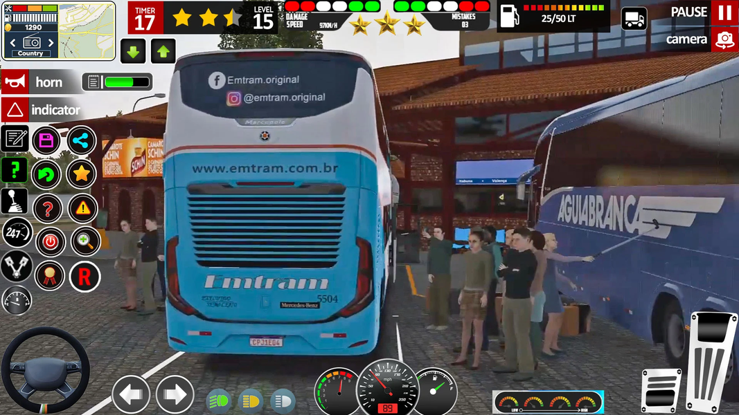 City Bus Games Coach Bus 3D - Gameplay image of android game