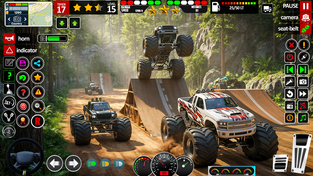 Monster Truck Simulator Game - عکس بازی موبایلی اندروید